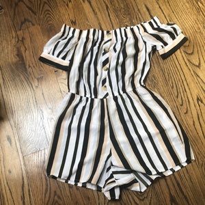 Striped Romper